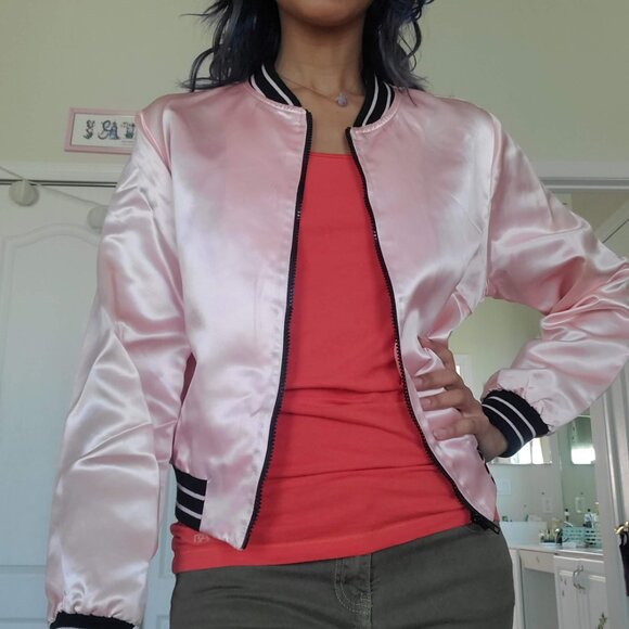 simple bright orange round neck sweater - Picture 4 of 4